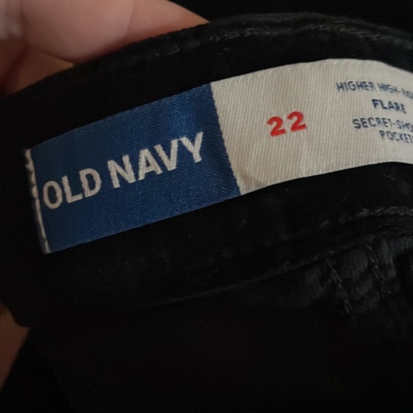 NWT Old Navy Flare Velvet Pants - Picture 9 of 9